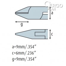 Boční kleště 3132HS22 s malou fasetou