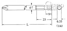 Bit V-17 No.2-(7)-50l