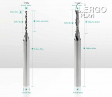 Fréza na DPS CA20LL, Ød:1,00mm, L2:7,0mm