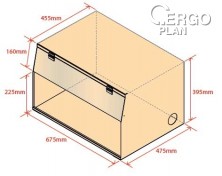 Odsávací box s odsávací jednotkou FUMECAB 700 ESD