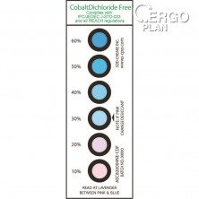 Indikátor vlhkosti 6 hodnot, 10-60%, Cobalt Dichloride Free, 200ks, 204503