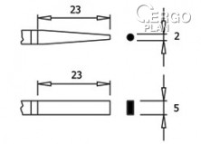 Úchopové kleště PN 5028 D, ESD