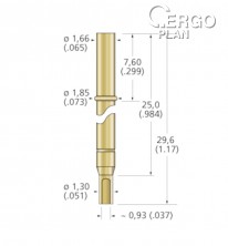 Zásuvka pro testovací sondu, S100.00-L