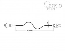 Teplotní čidlo Greisinger GMF 250, typ K, -65 až +250 °C, 101000