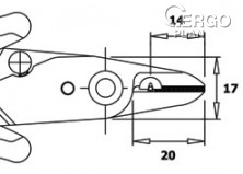 Odizolovací kleště / nůžky CCS 13 NB D, ESD