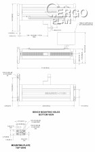 Pokročilý zkušební stojan série F, horizontální, tablet, 2,2kN, F505H-IMT