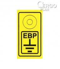 Lepicí štítky - symbol EBP, 33x17mm, 25ks/list