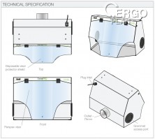 Odsávací box DentalPRO Xtract 100