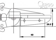 Speciální nůžky CSP 30/8 D, ESD