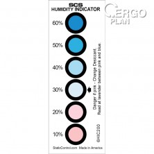 Indikátor vlhkosti 6 hodnot, 10-60%, 200ks, 6HIC200