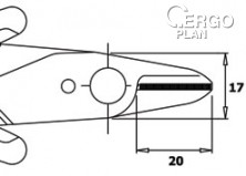 Střihací nůžky CCS 12 NB D, ESD