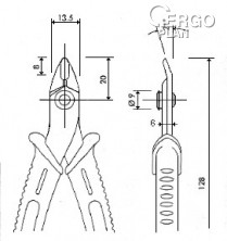 Štípací kleště TR 30 58