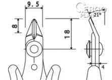 Štípací kleště TR 20 M D, ESD