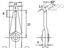 Štípací kleště TR 30 V D, ESD