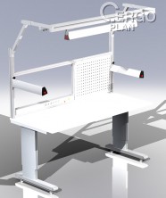 K ergonomickému pracovnímu stolu řady WB lze připojit řadu příslušenství a doplňků a vytvořit si tak sestavu na míru a podle svých požadavků