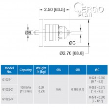 Jakobovo upínací sklíčidlo G1022-1E