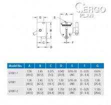 Klínová svěrka G1061-1E