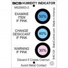 Desco Industries Inc. - Indikátor vlhkosti 3 hodnoty, 30% 40% 50%, 125ks, 3HIC125