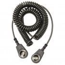 Desco Industries Inc. - Spirálový uzemňovací kabel, 10mm/10mm, 2,0m, černý, 230225