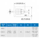 Jakobovo upínací sklíčidlo G1022-1E